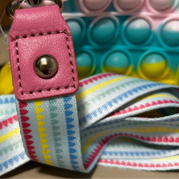 Cat & Jack Rainbow Unicorn Pop It Bag - Picture 4 of 5